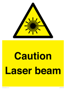Caution Laser beam